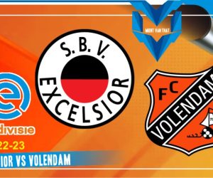 Excelsior vs Volendam, Eredivisie