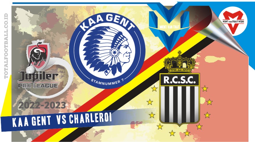 KAA Gent vs Charleroi, Liga Belgia