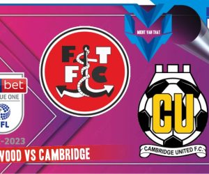Fleetwood vs Cambridge, EFL League One