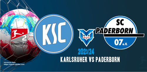 Prediksi Karlsruher vs Paderborn, Liga 2 Jerman 5 November 2023
